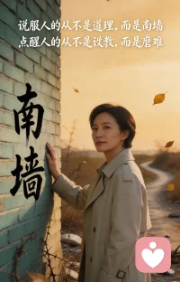 说服人的从不是道理，而是南墙；点醒人的从不是说教，而是磨难。经历与伤害，才让人真正看透世事。配图