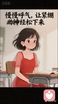 焦虑来袭时，别急着对抗，试试“接地气”的缓解法：先停下手里的事，用5秒深呼吸激活副交感神经——吸气4秒，屏息1秒，呼气5秒，重复3次，能快速让紧绷的神经“松绑”。
若情绪仍翻涌，不妨转移注意力：去阳台吹吹风，摸摸身边的绿植，感受脚踩地面的触感，把注意力拉回当下。焦虑的本质是“对未来的恐惧”，而行动是打破它的钥匙——哪怕只是整理桌面、做10个开合跳，也能让大脑从“灾难想象”中抽离。