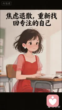 焦虑来袭时，别急着对抗，试试“接地气”的缓解法：先停下手里的事，用5秒深呼吸激活副交感神经——吸气4秒，屏息1秒，呼气5秒，重复3次，能快速让紧绷的神经“松绑”。
若情绪仍翻涌，不妨转移注意力：去阳台吹吹风，摸摸身边的绿植，感受脚踩地面的触感，把注意力拉回当下。焦虑的本质是“对未来的恐惧”，而行动是打破它的钥匙——哪怕只是整理桌面、做10个开合跳，也能让大脑从“灾难想象”中抽离。