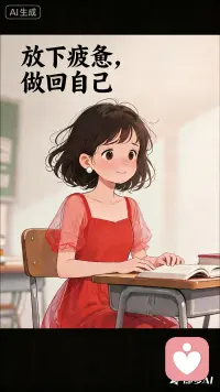 放下疲惫的前提，是停止对他人的“预期管理”。
很多时候，你的疲惫并非体力透支，而是因为你一直在扮演一个“情绪稳定的成年人”或“无所不能的解决者”。做回自己，意味着你必须允许自己有“不被喜欢”的勇气，收回那些散落在外界的讨好感，把关注点从“别人怎么看我”切换到“我现在的感受是什么”。
试着把生活里的各种角色暂时剥离，每天留出半小时，哪怕只是发呆或做一件没有世俗意义的小事。当你不再为了满足别人的标准而修剪自己时，那种如释重负的松弛感，才是真实的你。