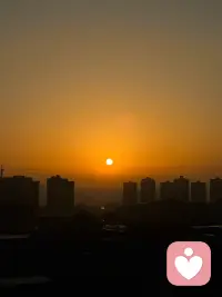 每一次日出，
都是与美好的不期而遇。配图