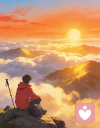 累了就歇一歇，不是放弃，是为了更稳地往前走。配图