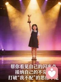 你是否常常陷入这样的内耗：
得到偏爱时，总觉得自己不配；
抓住机会时，反复怀疑自己不够好；
拥有幸福时，不敢坦然享受，总怕转瞬即逝；
面对夸奖与认可，第一反应是推脱，觉得自己担不起这份肯定。
 
我们总在拼命努力，却忘了停下来问问自己：
为什么明明已经足够优秀，却始终不肯认可自己的价值？
为什么习惯把最好的留给别人，却对自己百般苛刻？
为什么明明值得被爱、被善待、被成全，却始终活在“我不配”的枷锁里？
 
这不是你的错，只是你弄丢了属于自己的配得感。
 
配得感，是心底最笃定的自我认可，
是相信自己值得拥有世间所有美好：
值得被温柔以待，值得拥有顺遂的生活，
值得抓住每一个属于自己的机会，
值得坦然接受爱与善意，值得活成自己喜欢的模样。
 
作为专注配得感重建的心理倾听师，
我不会讲空洞的大道理，也不会给你生硬的评判，
我只是你最安心的倾听者，陪你慢慢剥开内心的枷锁。
 
我会耐心倾听你藏在心底的自卑、焦虑与自我怀疑，
陪你梳理那些让你否定自己的过往与执念，
帮你看见自己的闪光点，接纳自己的不完美，
一点点打破“我不配”的思维牢笼，
重新建立对自我价值的笃定认知。
 
你生来就值得，无需向任何人证明，
不必因为过往的遗憾否定现在的自己，
不必因为别人的眼光贬低自身的价值，
你足够好，你配得上一切温柔与星光，
配得上稳稳的幸福，配得上毫无保留的爱。
 
在这里，放下所有的自我苛责与不安，
我会陪着你，慢慢找回丢失的配得感，
学会坦然接纳自己，勇敢拥抱属于你的美好，
让每一份温柔与幸运，都能心安理得地落在你身上。
 
从此，不自卑、不内耗、不将就，
笃定地相信：我值得，我本就值得。