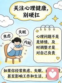 焦虑到心慌  胸闷  睡不着？
越想控制越乱，越安静越胡思乱想？
今天分享5个咨询师常用的零成本居家缓解法，不用花钱，在家就能做。
1. 478呼吸法
用鼻子安静吸气4秒，屏住7秒，嘴巴缓慢呼气8秒。
重复3～5轮，心率会明显降下来，焦虑感立刻缓解。
​
2. 54321 grounding 落地法
说出眼前看到的5样东西→摸到的4样→听到的3种声音→闻到的2种气味→1种感觉。
快速把你从“胡思乱想”拉回现实，专治失控、恐慌。
​
3. 书写情绪排毒
拿张纸，想到什么写什么，不用逻辑、不用好看。
把脑子里的焦虑倒出来，大脑就不会一直“循环播放”。
​
4. 10分钟原地轻运动
不用剧烈，原地踏步、伸展、甩手都行。
身体动起来，皮质醇下降，情绪会立刻松快很多。
​
5. “十分钟承诺法”
告诉自己：我只焦虑10分钟，定好闹钟。
时间一到就强制停止，去喝水、洗脸、换场景。
很多焦虑，都是因为我们“允许自己一直想”。

如果你经常焦虑、失眠、内耗严重，
甚至影响工作和生活，别硬扛。
心理问题不是矫情，及时调整才是对自己负责。
