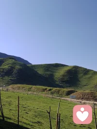 这样的蓝天你喜欢吗，这是我的家乡。配图