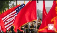 中美携手，共创辉煌。
大国风范，礼仪之邦！