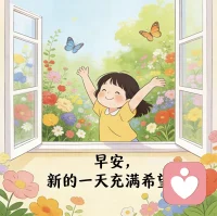 早安，新的一天充满希望！