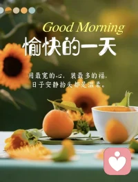 开启愉快的一天！配图
