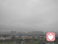 我们的城市今天下雨了，今天你们那里下雨了吗？配图