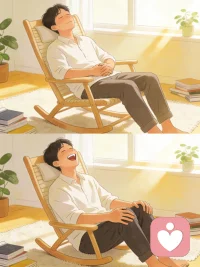 情绪没有对错，难过就休息，开心就大笑，做真实的自己就好。配图