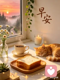早安～ 世间美好，都在向你奔赴而来配图