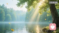 迎着晨光，奔赴美好
把烦恼留在昨天
心怀暖意，步履从容
新的一天，万事皆甜