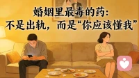 婚姻里最毒的药：不是出轨，而是“你应该懂我”