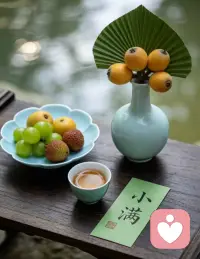 如果不能什么都要
那小满就是最好的状态
何须多虑盈亏事
人生小满胜万全配图