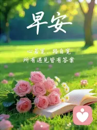 清晨启程，万物更新，不纠结过往，不焦虑未来当下即是最好，我很好[太阳]。配图