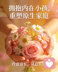 🌟 拥抱内在小孩 · 重塑原生家庭
      解锁生命真相，改写人生剧本
 
是否总在深夜自我苛责？
是否在关系里反复内耗？
那是内心深处那个受委屈的小孩，
在渴望被看见；
也是原生家庭的印记，在重塑你的命运。
 
✨ 我们将一起做：
🌱 看见与拥抱：安抚内在小孩，停止情绪重演，重建与自己的深度连接。
🌱 根源与重塑：清理代际创伤，改写限制性信念，切断负面模式的传递。
 
🌿 你将收获：
🩷告别“我不够好”的执念，
解决“内耗，躺平，焦虑，自卑，无力，厌世…”等等内在积压沉重能量
🩷拥有爱自己的能力；
斩断过往的痛苦链条，成为自己人生的编剧；
建立健康滋养的关系，内心回归永恒的平静与力量。
 
🕊️ 疗愈是为了带着完整的自己，走向更自由的未来。
预约一次专属整合疗愈，陪你遇见那个闪闪发光的自己。配图
