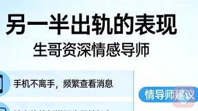 另一半出轨的表现，感觉有人在修水龙头……