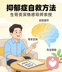 走出抑郁症是一个漫长的过程，不会一蹴而就，期间可能会有情绪反复，这都是正常现象，不要因此灰心，家人朋友的理解与陪伴至关重要，主动接受他们的关心，感受身边的温暖；同时，多接触阳光与自然，散步、晒太阳能促进身体分泌多巴胺，改善情绪。慢慢培养一个小爱好，哪怕是养花、看书，让生活多一份寄托，感受平凡日子里的小美好。配图