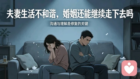 夫妻亲密关系不和谐，这样的婚姻还能继续吗？