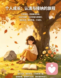 个人成长，是在经历中慢慢认清自己、接纳自己的过程。不必急于变得完美，也不用因一时迷茫而焦虑；学会正视挫折，把每一次困难都当作历练；懂得与自己和解，允许犯错，也允许慢慢来。在独处中沉淀，在相处中包容，在行动中积累力量。保持对生活的热情，坚持学习与反思，慢慢变得独立、坚定、温柔。真正的成长，是内心越来越从容，能扛事、懂珍惜，也始终不放弃成为更好的自己。