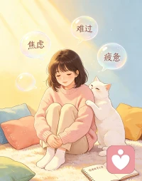 焦虑产生的原因一般是生理、心理、环境多方面叠加，常见核心原因有这些：
 
1. 压力过载
工作、学业、经济、家庭关系、人情往来等事情太多，超出自己能承受的范围。
​
2. 对未来过度担忧
总往坏处想，担心失败、生病、失业、被否定，反复脑补糟糕结果。
​
3. 完美主义与自我要求过高
不允许自己出错，一旦没做好就强烈自责，长期紧绷。
​
4. 缺乏掌控感
事情不在自己预期里，感觉无力改变，容易陷入不安。
​
5. 原生家庭与成长经历
从小被严格要求、经常被否定、缺乏安全感，会形成习惯性焦虑。
​
6. 人际关系问题
社交压力、冲突、孤独、害怕被讨厌、讨好型人格等。
​
7. 身体健康与生理因素
睡眠不足、熬夜、低血糖、激素波动、甲状腺问题、咖啡因/烟酒刺激，都可能诱发焦虑。
​
8. 信息过载
长期刷负面新闻、看太多焦虑内容，情绪被不断带动。
​
9. 性格特质
敏感、多虑、内向、高共情的人，本身更容易焦虑。配图