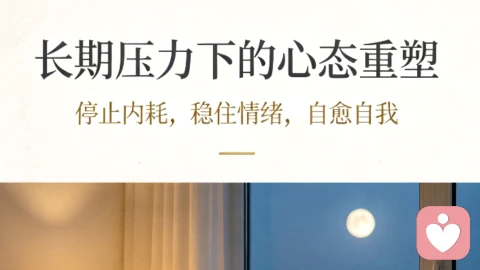 长期压力下的心态重塑:停止内耗,稳住情绪,自愈自我