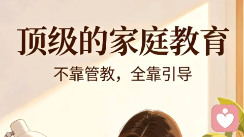 顶级的家庭教育,不靠管教,全靠引导