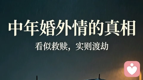 中年婚外情的真相:看似救赎,实则渡劫