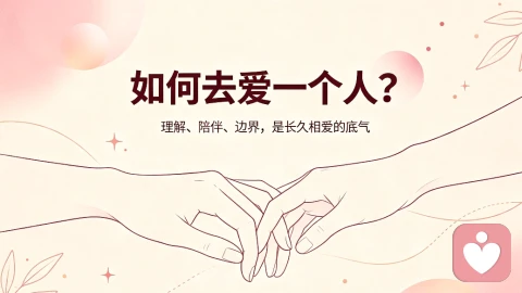 如何去爱一个人？