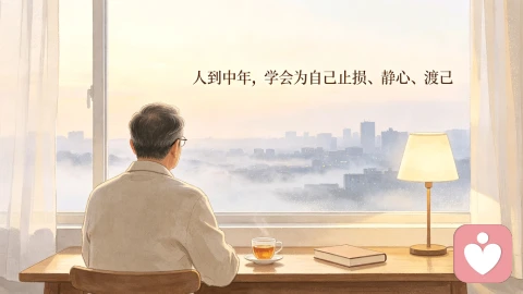 人到中年,学会为自己止损、静心、渡己