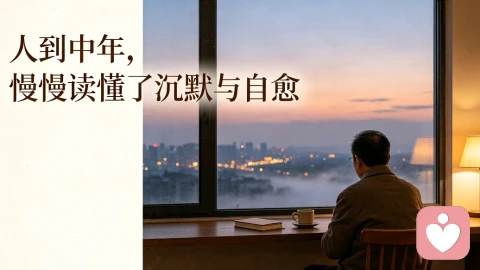 人到中年，慢慢读懂了沉默与自愈