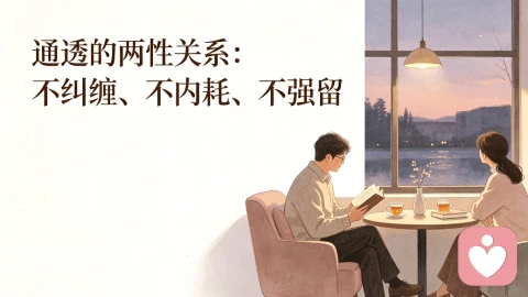 通透的两性关系:不纠缠、不内耗、不强留