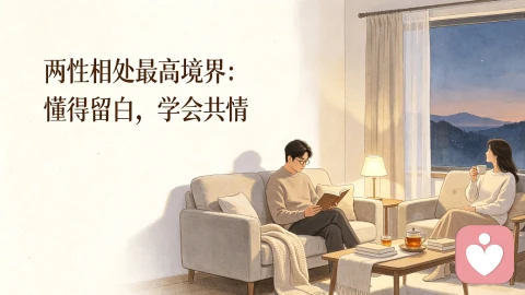 两性相处最高境界:懂得留白,学会共情