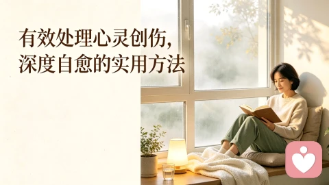 有效处理心灵创伤,深度自愈的实用方法