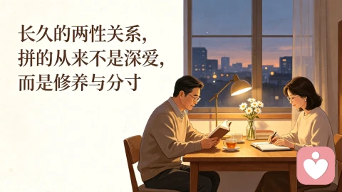 长久的两性关系,拼的从来不是深爱,而是修养与分寸