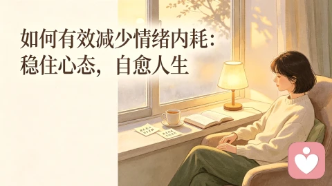 如何有效减少情绪内耗：稳住心态，自愈人生