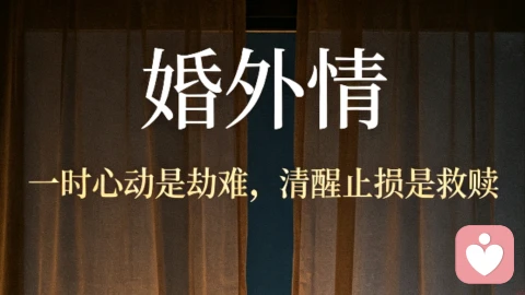 婚外情:一时心动是劫难,清醒止损是救赎