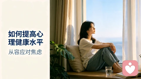 如何提高心理健康水平,从容应对焦虑