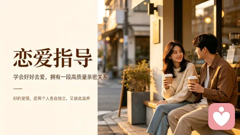 恋爱指导:学会好好去爱,拥有一段高质量亲密关系