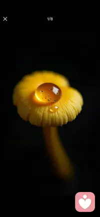 所有相遇都有意义，就像雨露奔赴蘑菇，温柔终将与美好相拥。配图