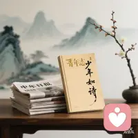 少年是一本书，青涩又厚重；
青年是一本杂志，鲜活又新潮；
中年是一份报刊，清醒又务实；
老年是一部合集，从容又圆满。

愿我们阅尽千帆，仍心怀热爱，不负每一段时光。配图