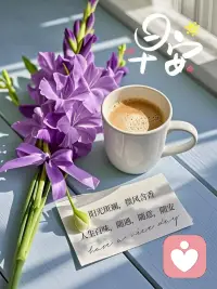 人生百味，随遇，随意，随安。早安🌿