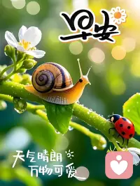晴光漫过叶尖，新的一天，愿你心有清欢。配图