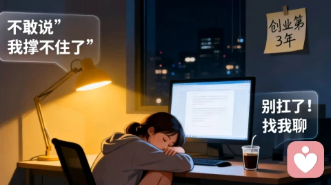 你不敢跟家人说“你撑不住了”｜创业人的孤独，没人懂