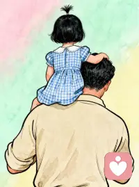 长大以后，才读懂父亲。
岁月很像个小偷，
偷走了爸爸的力气，
偷走了爸爸的视力，
偷走了爸爸的身高；
小时候，爸爸盼我快快长大，
长大后，我怕爸爸太快变老。
岁月流逝，江山不老❤️❤️❤️配图