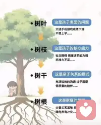 养育孩子，就像种一棵树。
我们总盯着叶子黄不黄，
却忘了给树根浇水、给树干阳光。

家庭是根，关系是干，
孩子的成长，从来都是自上而下的滋养。配图