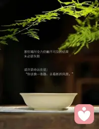因上努力，果上随缘配图