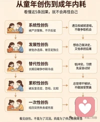 每一种都是小时候为了活下去长出的保护壳，成年后却变成困住自己的枷锁