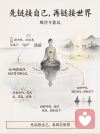 人生最大的内耗：忙着链接世界，却弄丢了自己。

多数人的疲惫，从来不是忙碌本身，而是搞反了人生的顺序。

我们整日忙着刷手机、应付社交、维系关系、应对生活，不停向外链接所有人、所有事，却唯独忘了向内链接自己的内心。

人的能量是有限的，当内心杂乱、情绪浮躁、自我处于枯竭状态时，向外输出的一切都是残缺的。

此时的付出不是温暖与力量，而是焦虑、疲惫与混乱，不仅消耗自己，也会消耗身边的人。

人生最核心的底层逻辑，是先安己、再安世。

只有静下心关照自我，梳理情绪、沉淀内心、稳住状态，让自己丰盈通透，对外的相处与做事才会从容顺畅。

永远记住：人生顺序不可颠倒。

先链接丰盈的自己，才能温柔、有序、从容地链接整个世界。