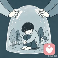 父母在孩子幼儿期，儿童期要有一条界线：
幼儿需要保护，但不能过分保护；
监督儿童做事的过程，但不干涉他们。

过分保护：孩子将会对自己的能力缺乏自信
干涉做事：孩子会相信自己做的事都是“错”的。配图